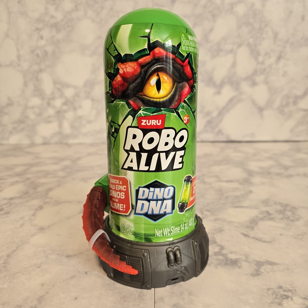 Zuru Robo Alive Dino DNA Action Figure Red Dinosuar Toy With Slime